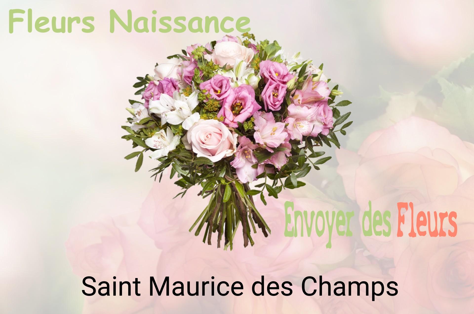 Bouquet de fleurs de naissance livré à Saint-Maurice-des-Champs